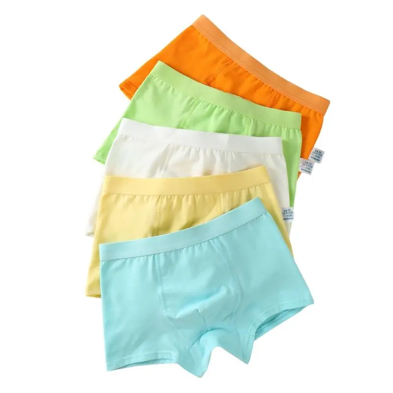 2 шт./лот Хлопковые трусы для мальчиков Детское нижнее белье Cutyome Однотонные шорты