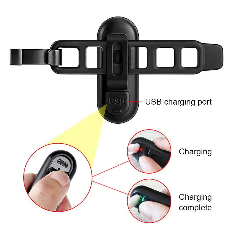 Водонепроницаемый возможность зарядки при помощи разъема USB хвост светильник COB