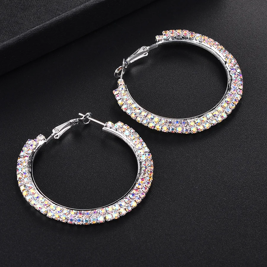 

Simple And Irregular Round Metal Earrings Personality Wild European And American Ladies Fashion Earrings Temperament Jewelry