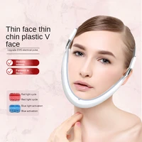 ems micro current face lifting v line cheek double chin reducer slimming massager led photon therapy skin tightening care