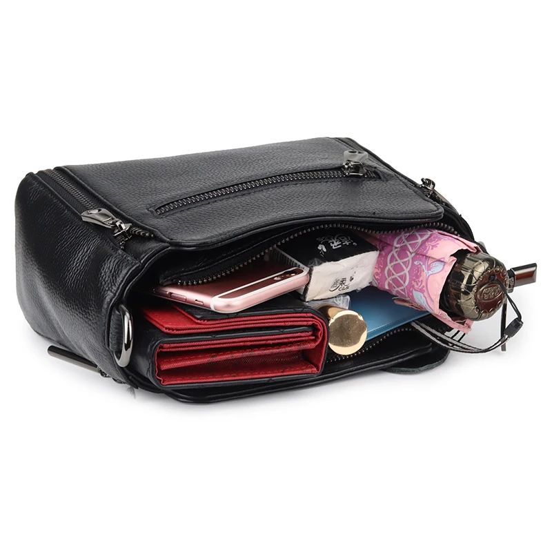 

Ladies Red Shoulder Messenger Bags For Women 2019 New Crossbody Bag Fashion Womens Genuine Leather Female Purses And Handbags