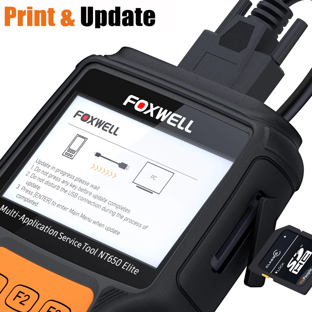 Автомобильный диагностический сканер FOXWELL NT650 Elite OBD2 EOBD|Инструменты сканирования