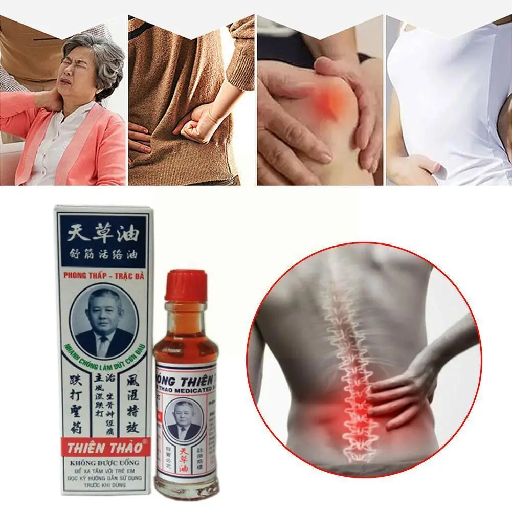 

10ml Muscles Pain Relief Massage Oil Vietnamese Nagayama Knee Sciatica Brand Relieving Spur Back Amakusa Pain Bruises Oil N G4E0