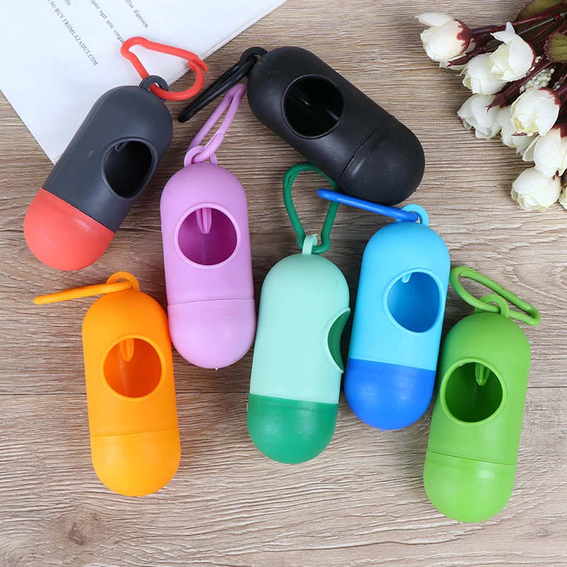 1 Pcs Practical Pet Dog Poop Bag Dispenser Waste Garbage Holder Dispensers Bags Set Pets Dogs Trash Cleaning Supplies | Дом и сад