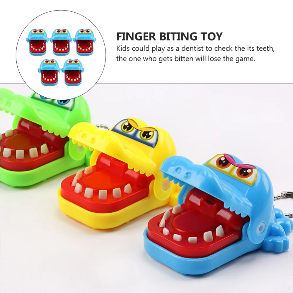 

5pcs Creative Biting Finger Funny Tooth Extraction Game Kids Interactive