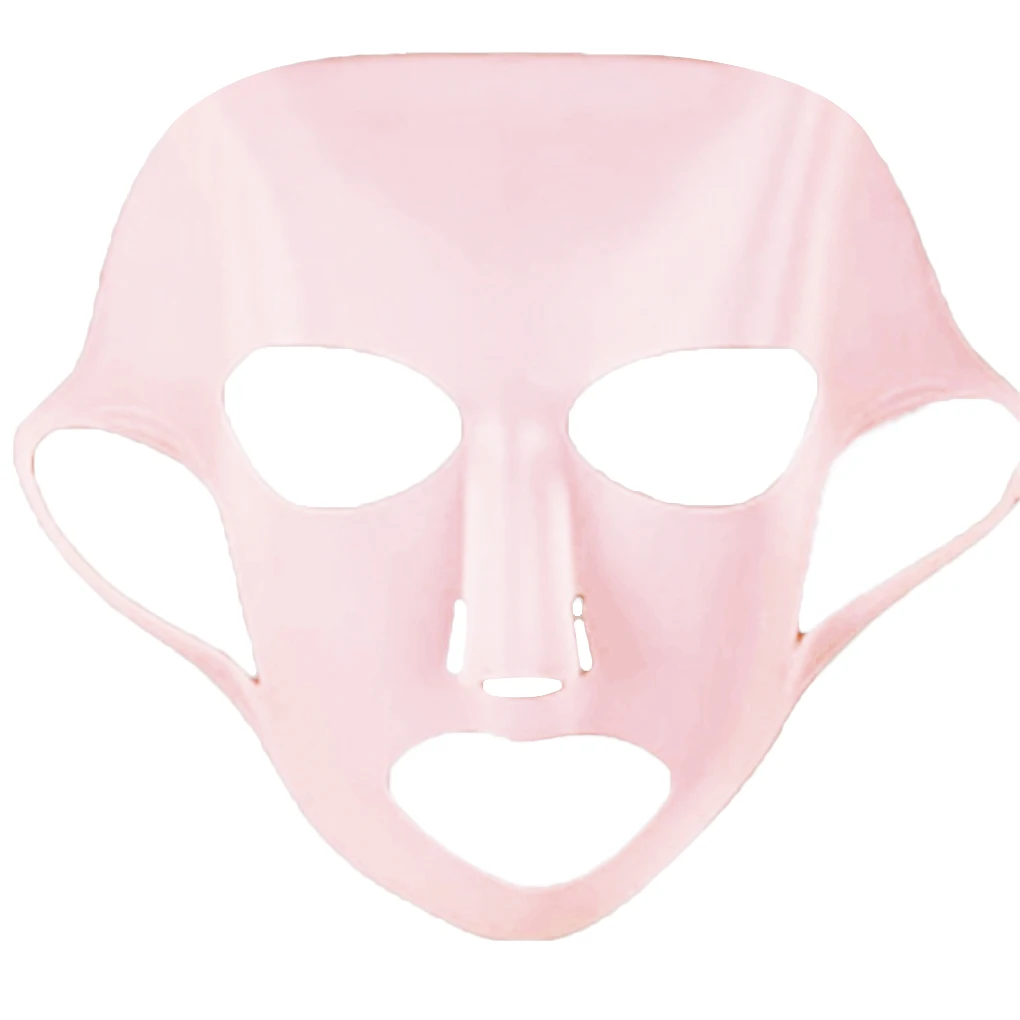 pink Абсолютно новая 1 шт Силиконовая маска для лица многоразовая маска для лица макияж уха увлажняющая маска для макияжа - Цвет: pink