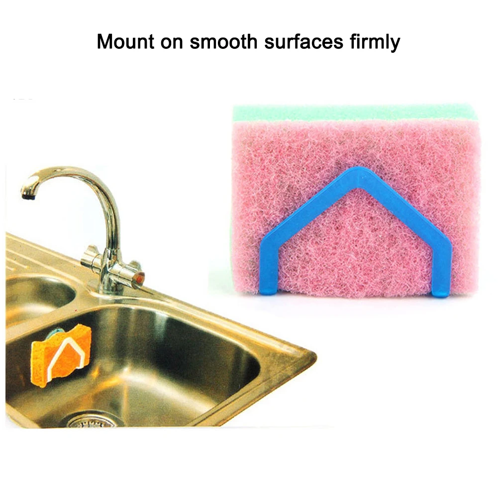 

Kitchen Sponge Holder Sink Dish Cloths Rack Suction Sponge Holder Clip Rag Storage Rack Home Kitchen Organizer Accessory Tools