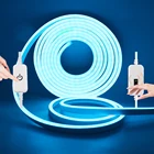 Гибкий неоновый свет DC12V 2835 SMD Светодиодная ленсветильник переключатель ручного подметаниясенсорного датчика затемнения неоновая вывеска водонепроницаемая светодиодная лента