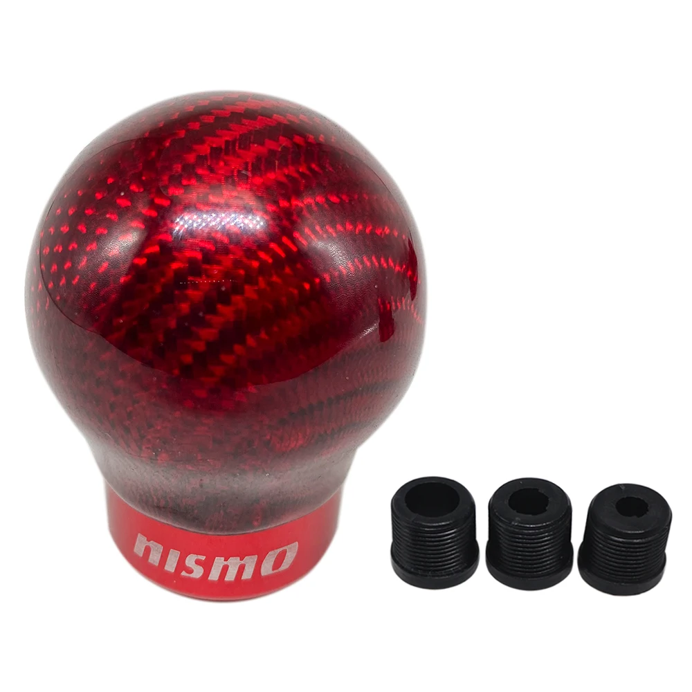 MOMO Racing настоящая красная шариковая ручка переключения передач из углеродного