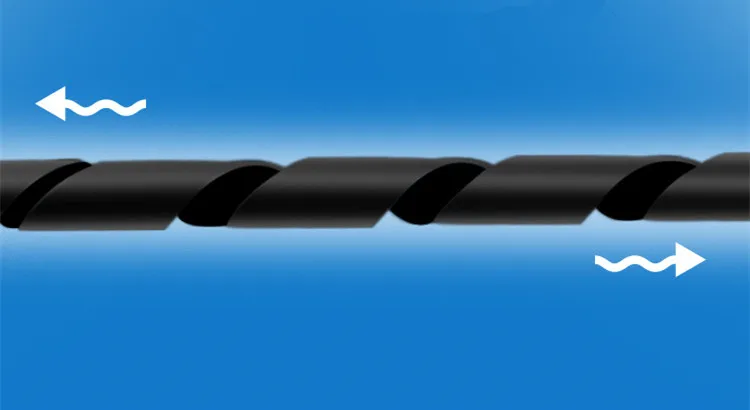 Спиральный PE гибкий шнур для домашнего кинотеатра черный белый | Компьютеры и