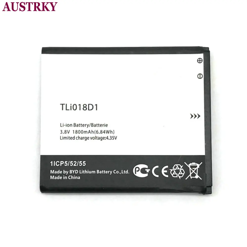 Новый 1800 мА/ч TLi018D1 для Alcatel One Touch pop 3(5) 5051A 5015D телефон оригинальные запасные