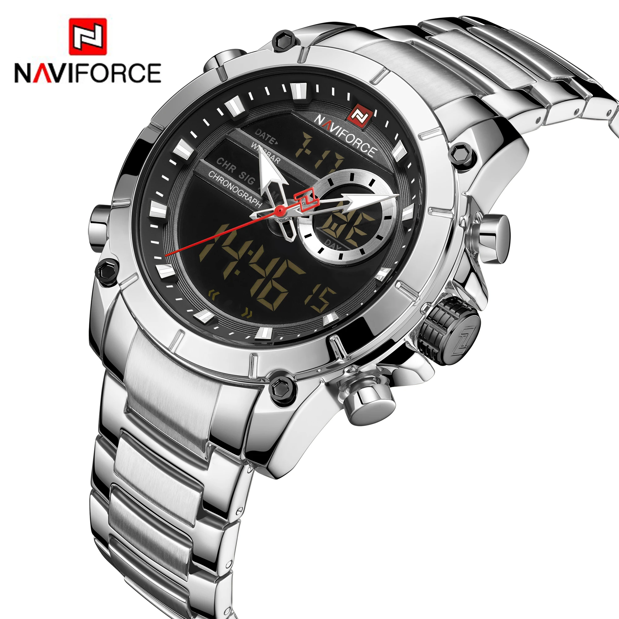 NAVIFORCE Новые Креативные мужские часы Лучшие Роскошные брендовые кварцевые