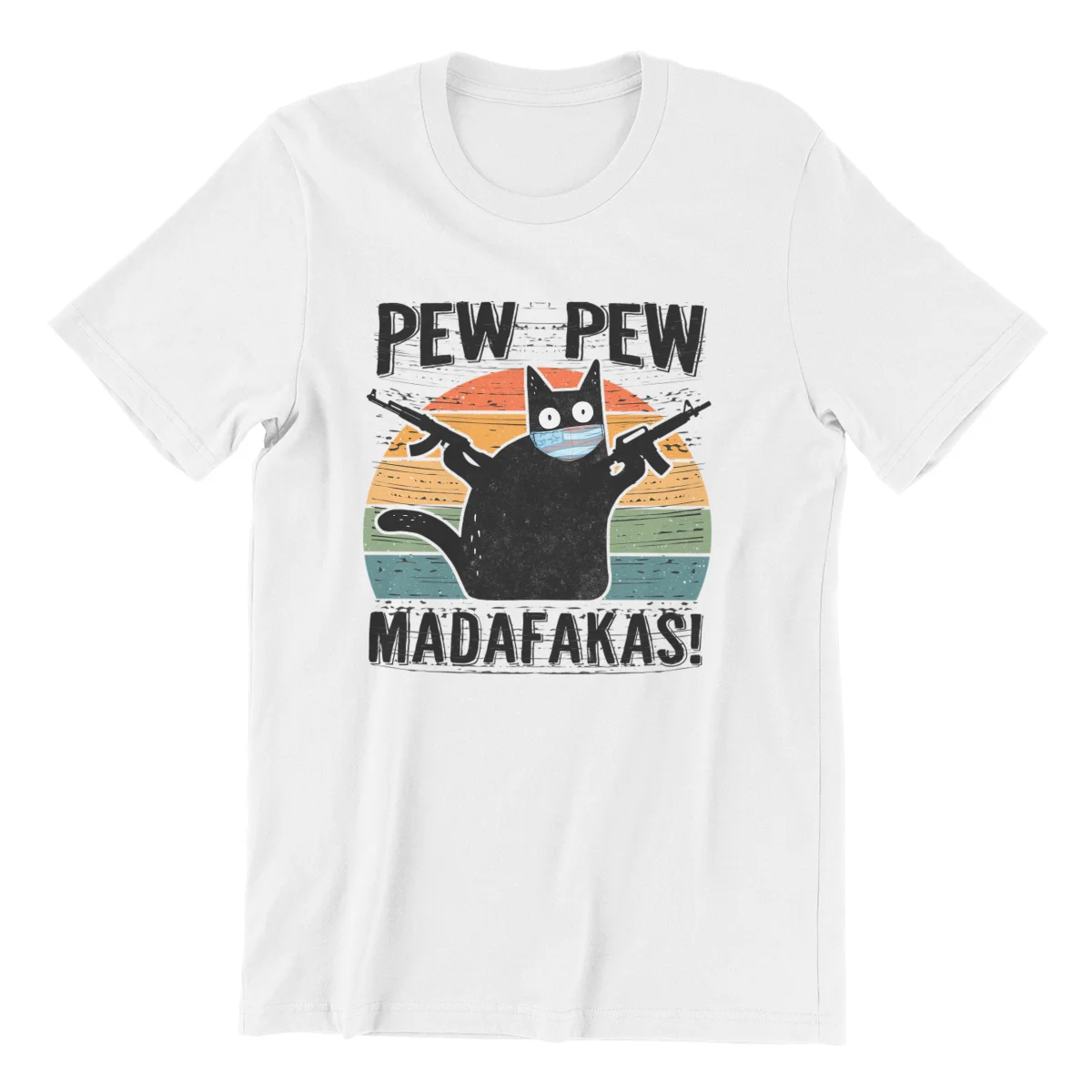 

Pew Pew Madafakas Highquality 100%cotton male graphic 19 Color T-Shirts 164598