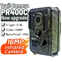 pr400 pro upgrade hunting camera ip54 waterproof 1080p trail camera motion detection infrared night vision outdoor camcorder