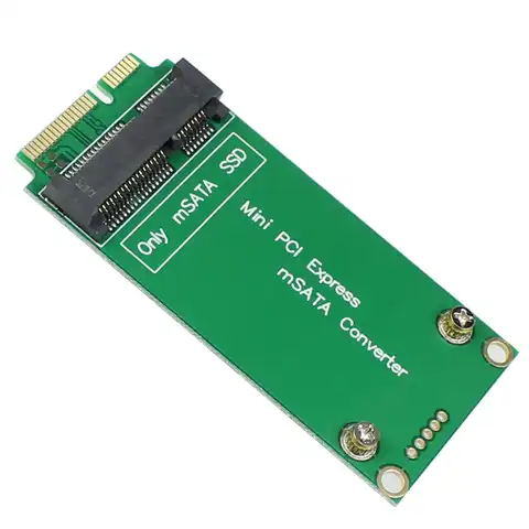 Мини-адаптер PCI-E Express 3x5 см адаптер mSATA на 3x7 см Mini PCI-e SATA SSD для Asus Eee PC 1000 S101 900 901 900A T91