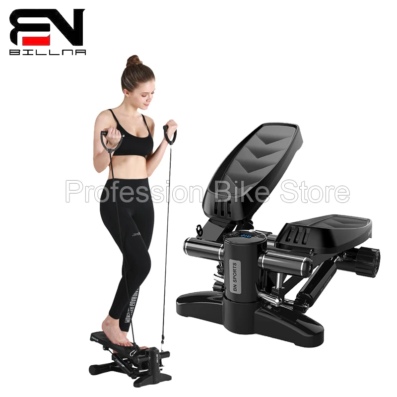 저렴한 BILLNA 8603 사일런트 미니 스테퍼 스텝 휘트니스 스포츠 운동 기계 홈 체육관 장비 Hydraumatic Pedal 휴대용 러닝 머신