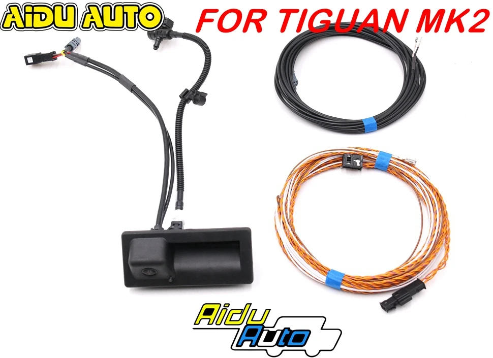 Для MQB Tiguan MK2 new touran 5T 5NA827566D 5NA 827 566 D камера заднего вида ручка багажника водный