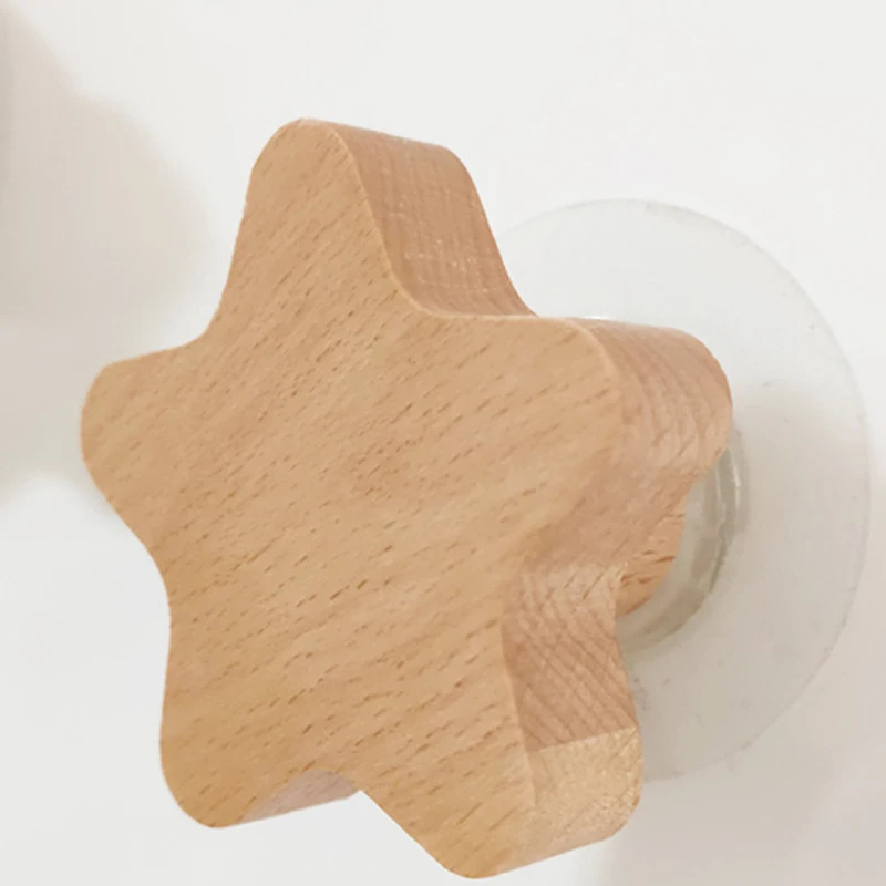 Горячие настенные крючки для шляп деревянные вешалки пальто звезда луна