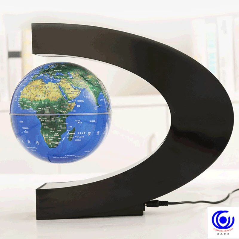 Магнитная левитация плавающая карта мира Анти гравитационный земной шар