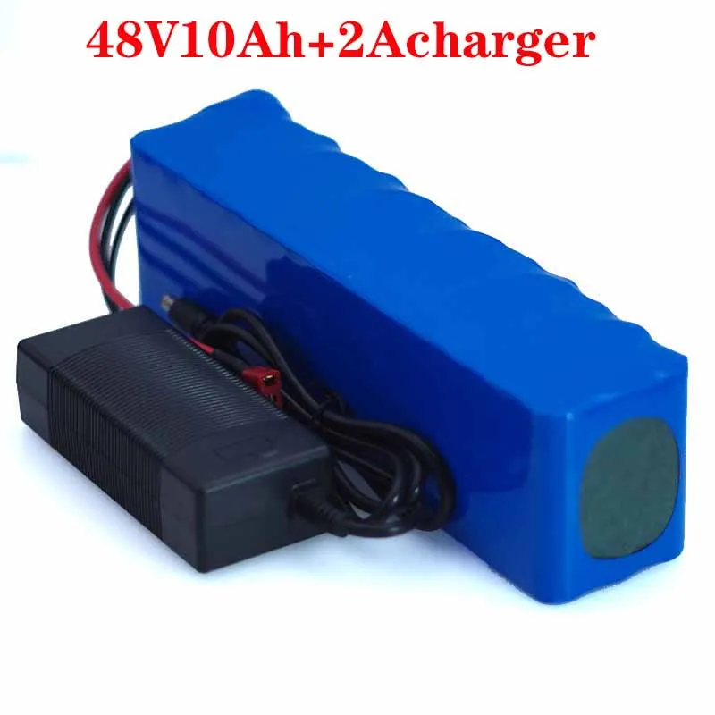 

FTJLDC 48V 10Ah 13S3P High Power 18650 Battery Electric Vehicle Electric Motorcycle DIY Battery BMS Protection+2A Charger