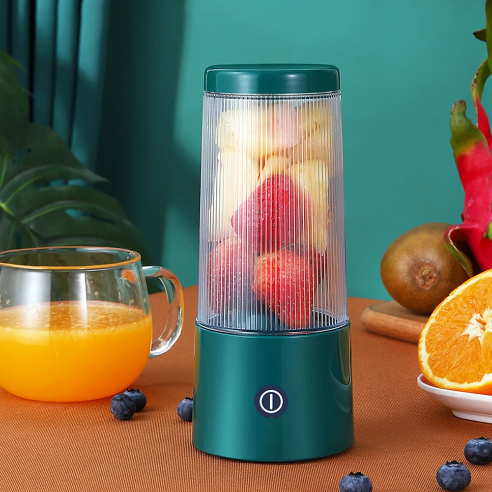 

350ml Mini Portable Electric Juicer Fruit Squeezer Blender Food Smoothie Processor USB Rechargeable Wireless Fruit Juicer Cup