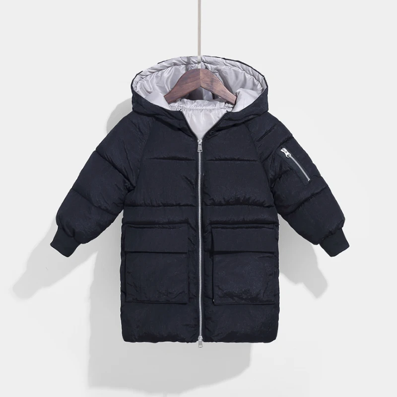 Новая зимняя куртка на хлопковом наполнителе для девочек детское модное пальто
