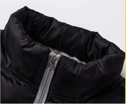 Зимняя Мужская Утепленная куртка с хлопковой подкладкой однотонная верхняя