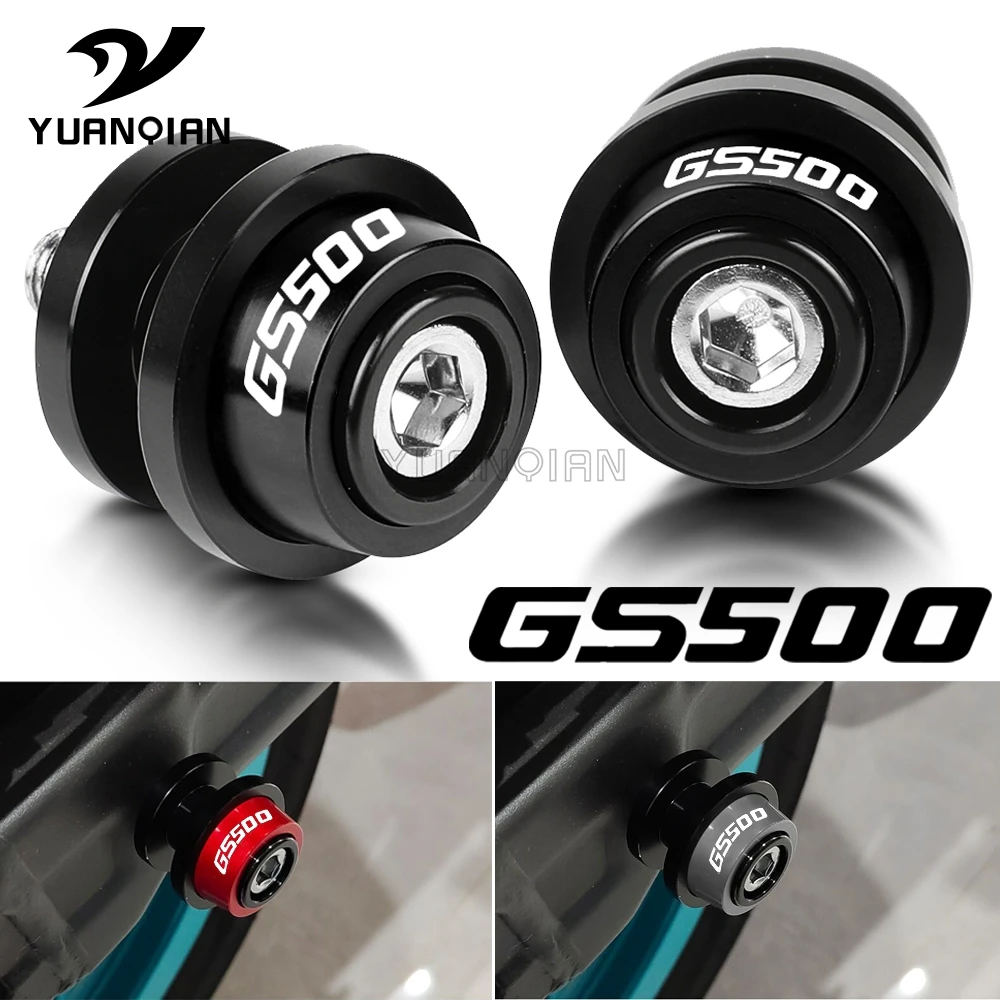 

New Motorcycle Accessories CNC Aluminum 8MM Swingarm Spools Slider Stand Screws For SUZUKI GS500 E/F GS500E GS500F GS 500E 500F