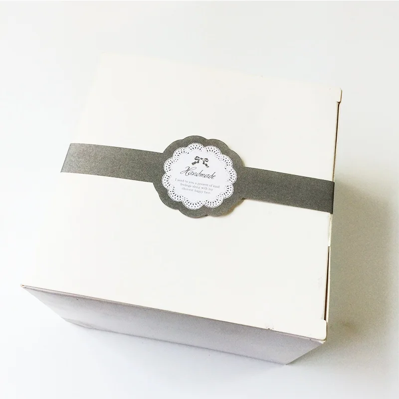 

150pcs/lot Ribbon Style Strip Design Cake Packaging Seal Label Creative Decor DIY Gift Stickers