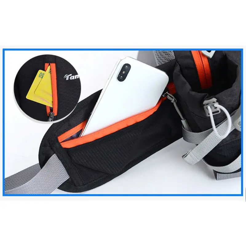 

Running Belt Jogging Cycling Waist Bum Pack Phone Pouch Sports Bag with Water Bottle Holder Organizer