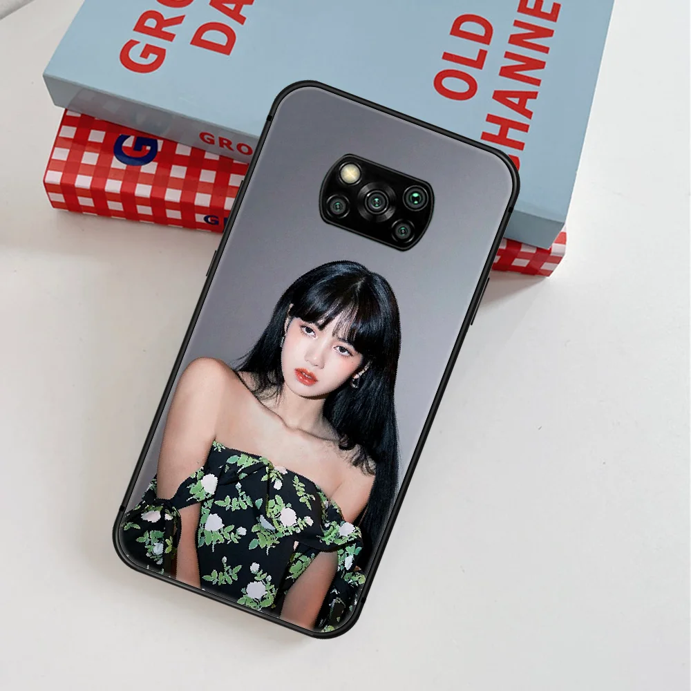 

BLACKPINKS LISA KPOP Phone Case For Xiaomi Mi Note 10 A3 9 MAX 3 A2 8 9 Lite Pro Ultra black Coque 3D Shell Fashion Back Tpu