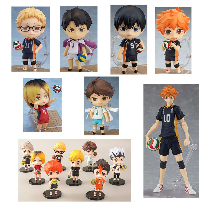 

Anime Haikyuu!! PVC Action Figure 461 Hinata Syouyou,489 Tobio Kageyama,605 Kozume Kenma 563 Oikawa Tooru Collectible Model Toy