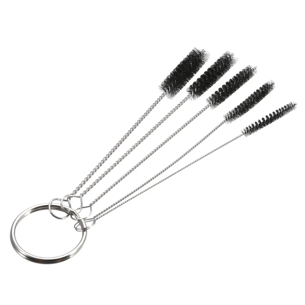 5pcs Nylon Brushes 2/2.5/3/4/5mm Drinking Straw Glass Tube Mini Cleaning Brush For Home Drinkware Scrub Remover | Дом и сад