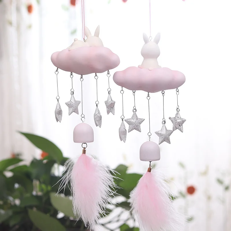 Каучуковые ветряные колокольчики декор для комнаты девочки домашнее украшение с