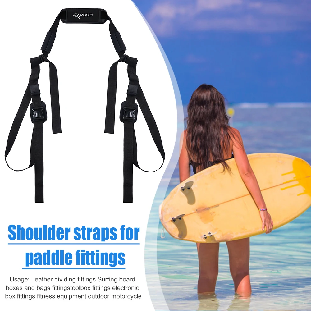 

Surfboard Shoulder Strap Adjustable Carry Sling Stand Up Paddleboard Sup Board Surf Fins Paddle Wakeboard Surfing Kayak Tool