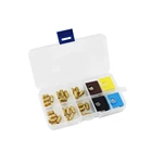 MK8 Форсунка экструдера, Печатная головка экструдера 0,20,30,40,50,6 мм mk8 mk9, силиконовый чехол для Anet A8 E10 Creality CR-10 Ender 3