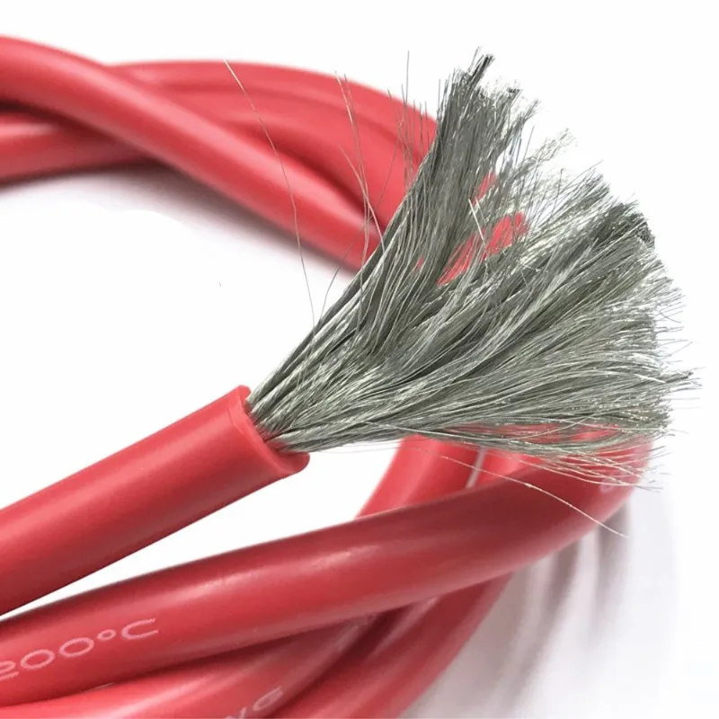 Гибкий силиконовый провод 16AWG4 6 7 8 9 10 11 12awg 13 14 15 17 18 20 22 24 26 28 30awg термостойкий кабель 60C-+ 200C