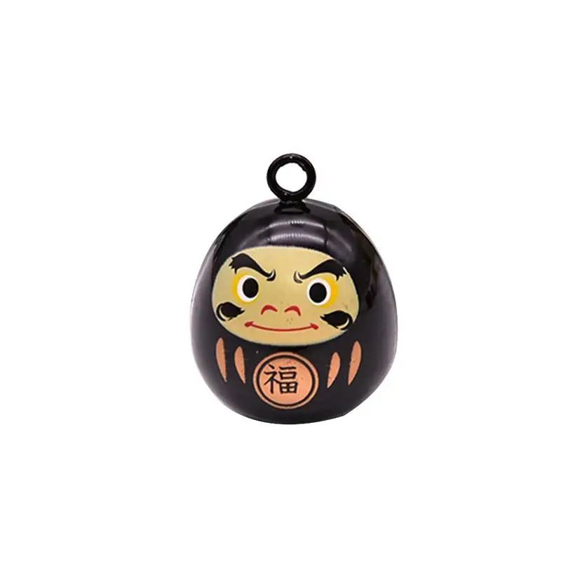 Daruma подвеска с бубенчиками аксессуары печать яркий Цветной японский защита от