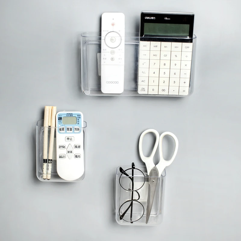 Прозрачный держатель для ручек настенный ящик хранения настольный карандаш