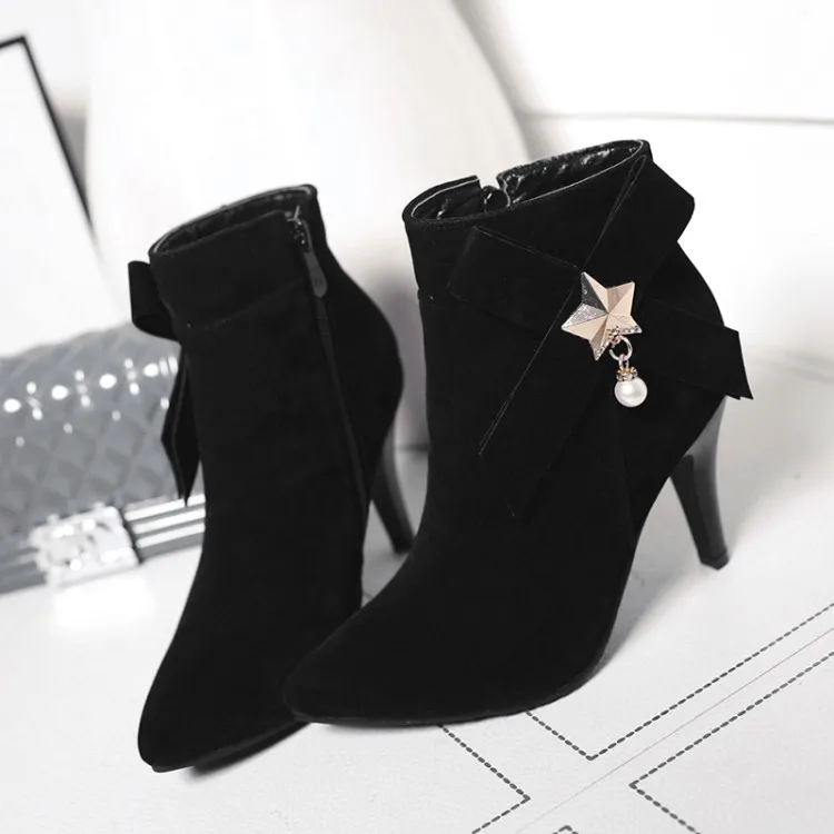 Сапоги больших размеров-15 Женская обувь Женские ботильоны ботинки зимняя