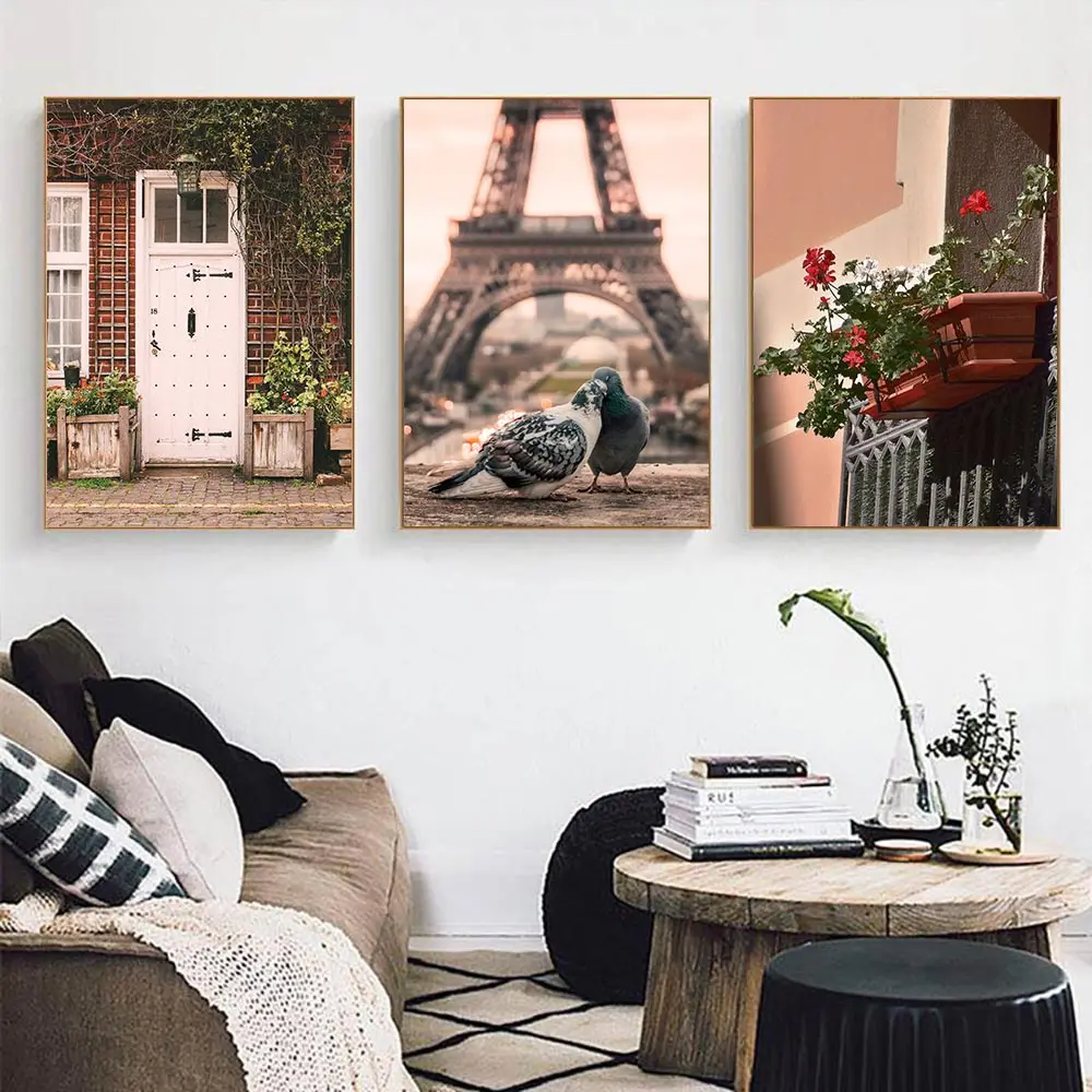 Картина на холсте с изображением розовых цветов | Дом и сад