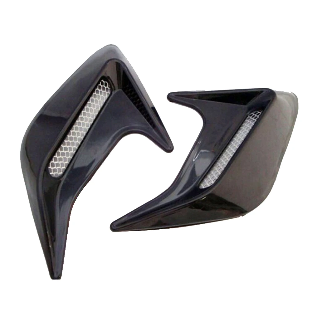 

2 Pcs Car Modified Fake Vents Auto Side Ventilation Air Fender Admission Sticker Car Side Decorative Sticker