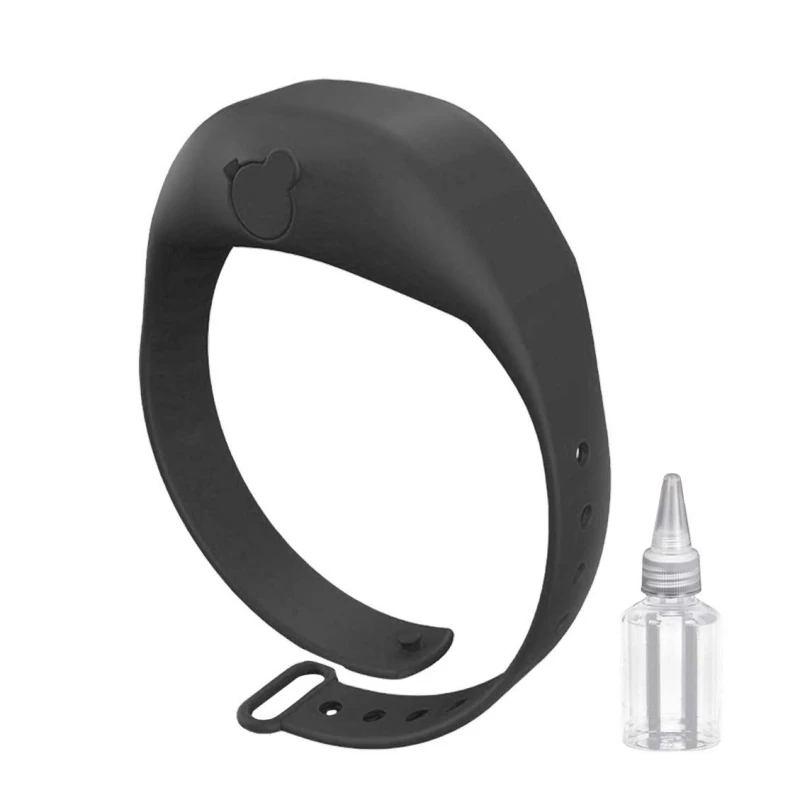 

Adjust Wristband Hand Sanitizer Dispensing Silicone Wearable Dispenser Pumps Disinfectant Wristbands Hand Wrist Band With Bottle