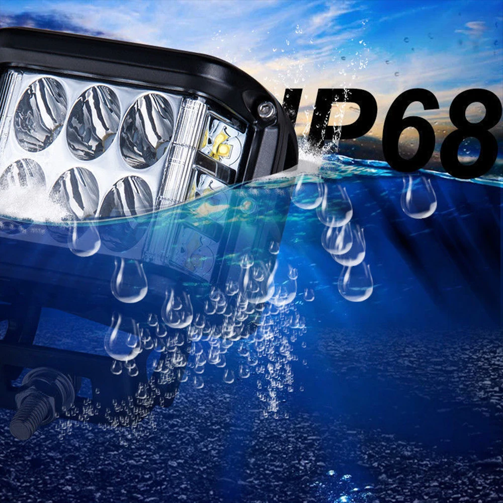 2 шт./компл. 45 Вт светодиодный трехсторонний рекламный световой Рабочая лампа Cube