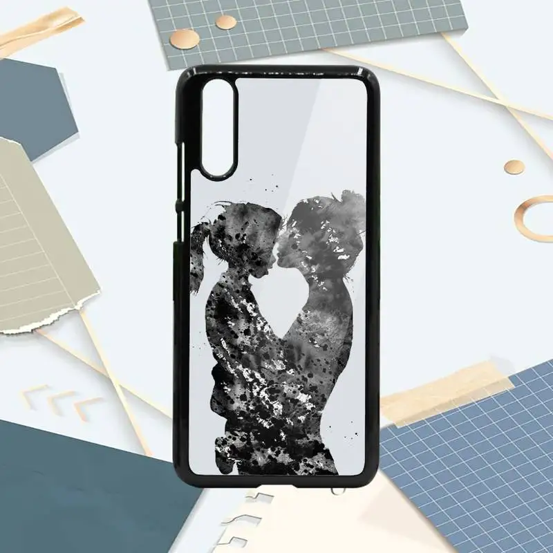 

Fashion mama of girl boy mom baby Phone Case PC For Samsung galaxy S note 8 9 20 10 e lite2019 plus pro ultra
