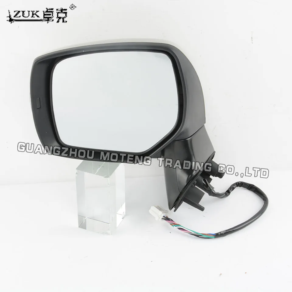 Уличное зеркало заднего вида ZUK в сборе со светодиодсветильник кой и подогревом