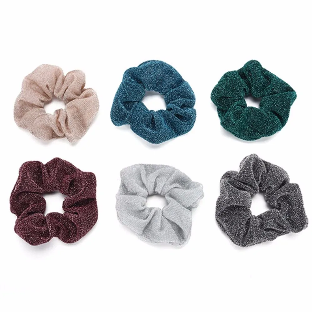 Женские резинки для волос большого размера блестящие эластичные Женская резинка