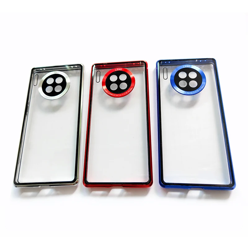 Двухсторонний стеклянный чехол для Huawei Mate30Pro полная защита от падения магнитное