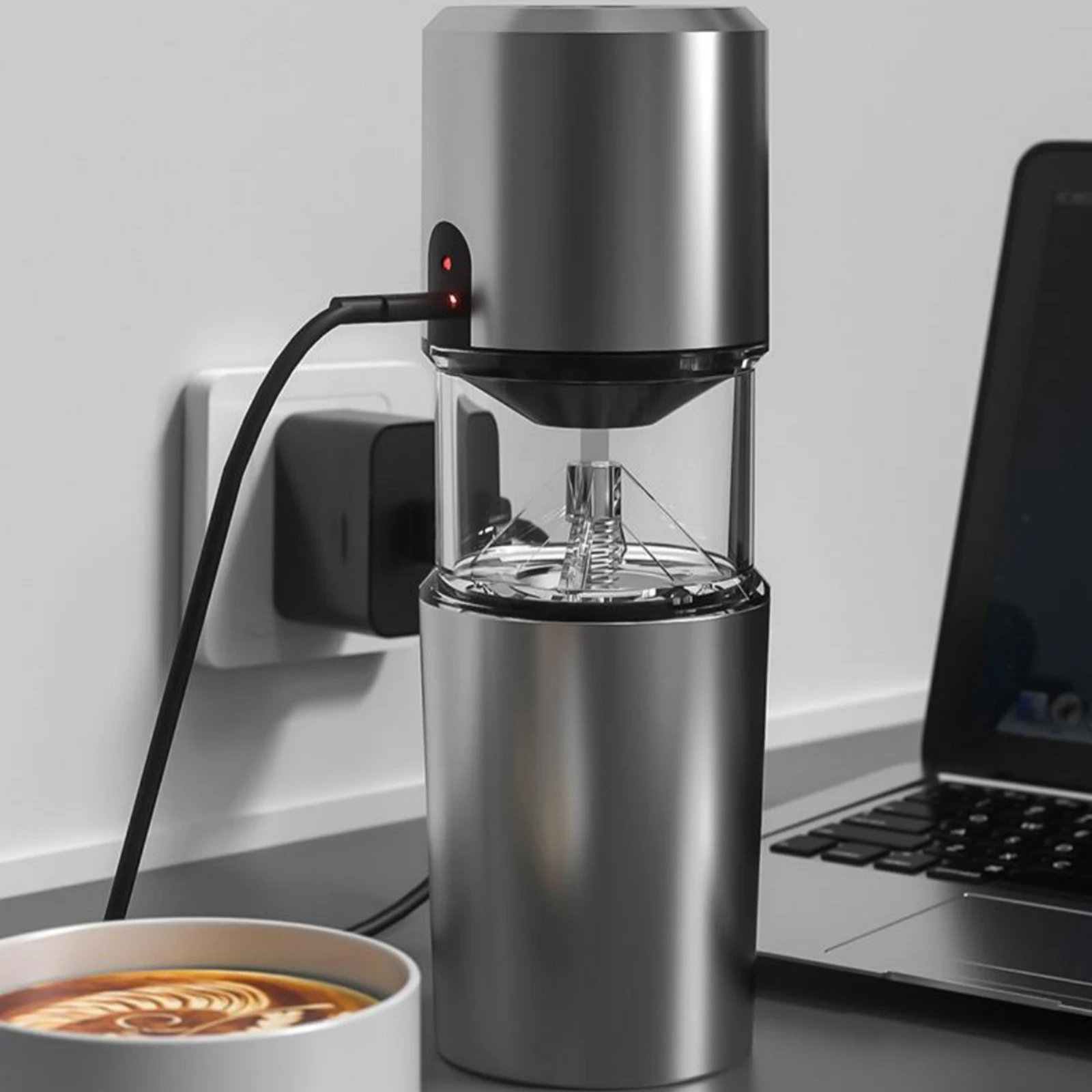 

Portable Coffee Machine One-person Household Hand-made Coffee Bean Grinding Machine Small Electric Grinder