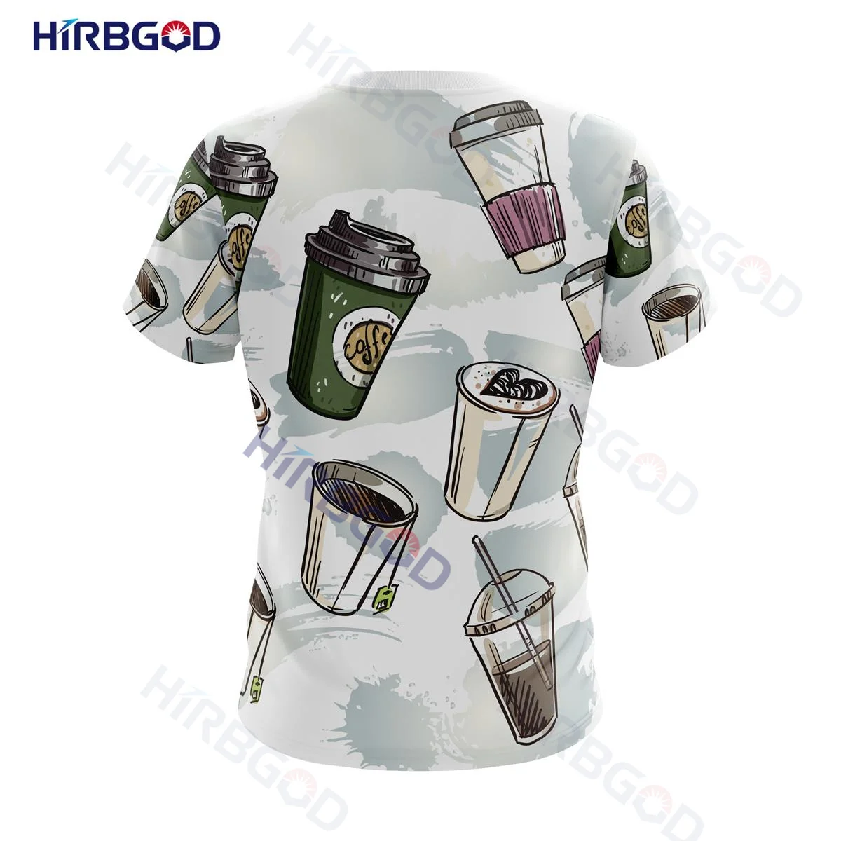 Рекламная футболка HIRBGOD 2022 для творчества Мужская велосипедная быстросохнущая